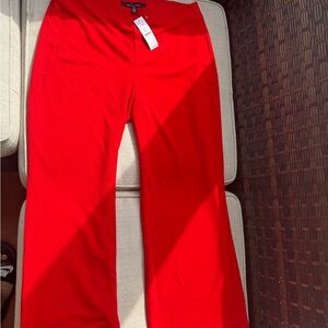 White House Black Market Vibrant Red Pants